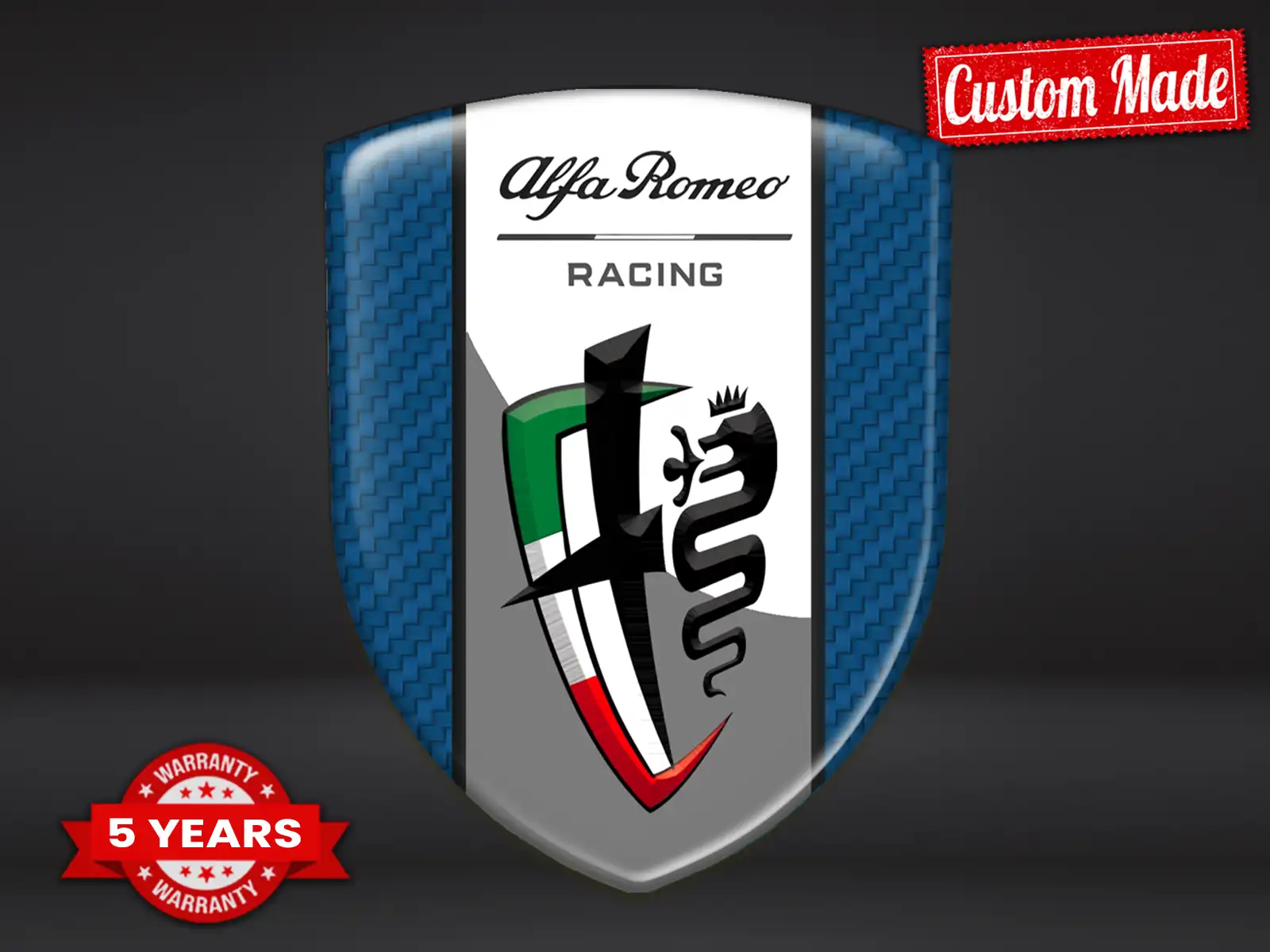 Alfa Romeo Windschutzaufkleber Auto Racing Minimal Stern